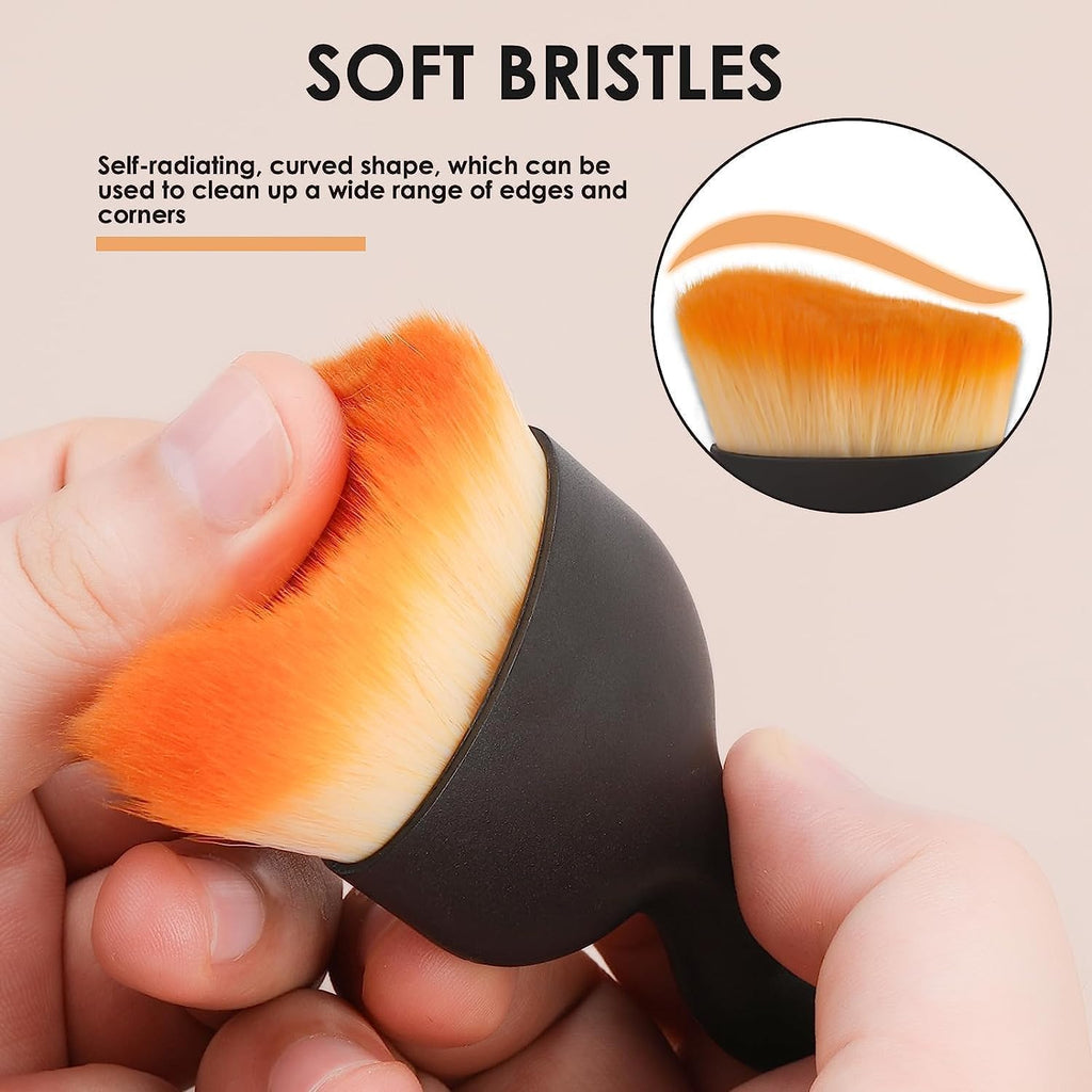 Car Interior Cleaning Soft Brush Set for Dashboard, Air Vents, Console & Detailing