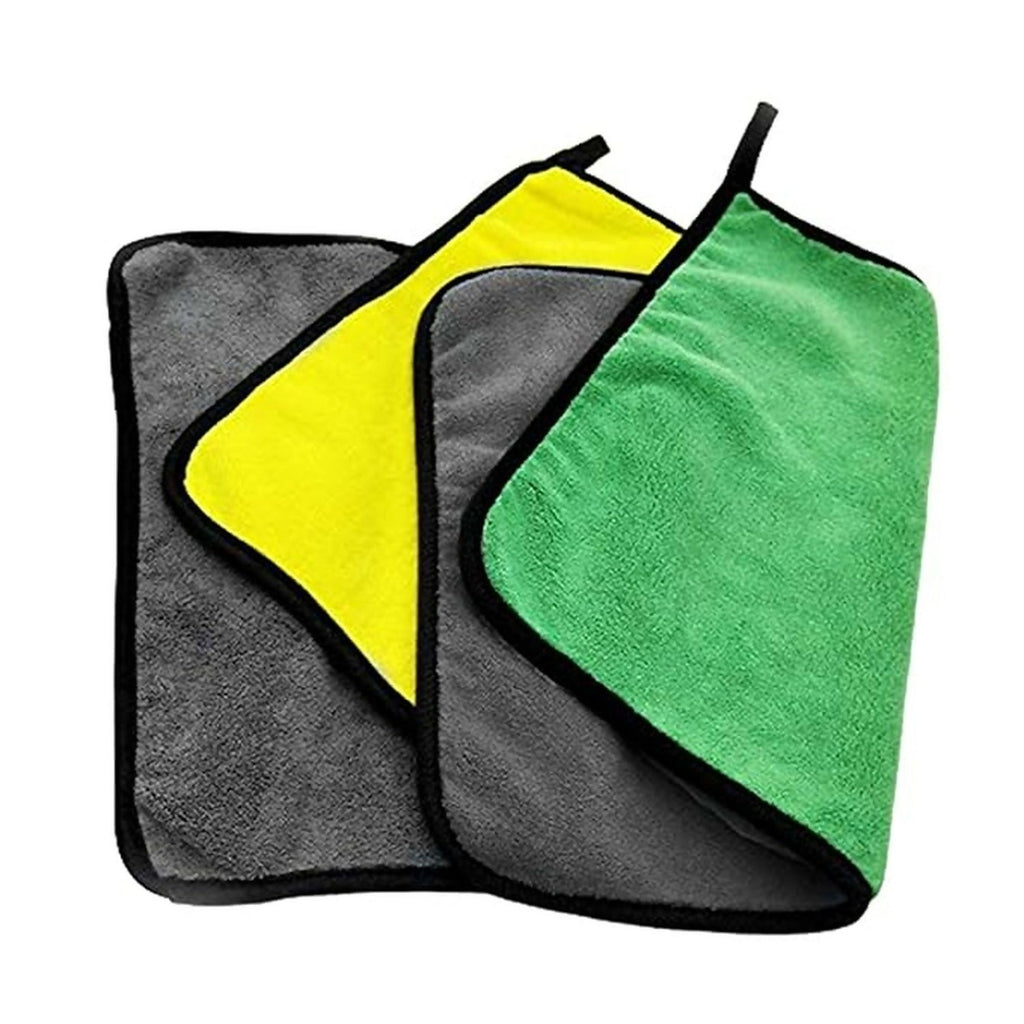 Premium Microfiber Cleaning Cloth 3 Pis in 1 – Ultra Absorbent, Scratch-Free, Multi-Purpose Cleaning Towel